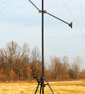 Portable antenna mast system