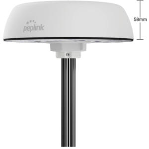 Peplink Mobility 42G Antenna (4x4 MIMO cellular, 2x WiFi, GPS - white)