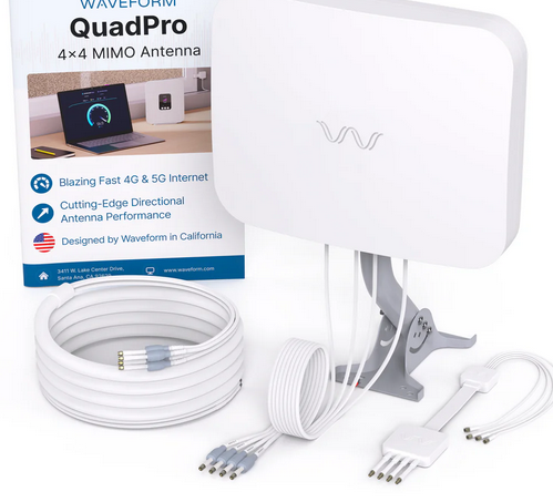 4x4 MIMO high-gain directional cellular antenna panel