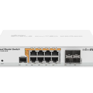 Mikrotik 12 port 8 RJ45 4 SFP Switch PoE+ (12 Port Switch / fixed-site)